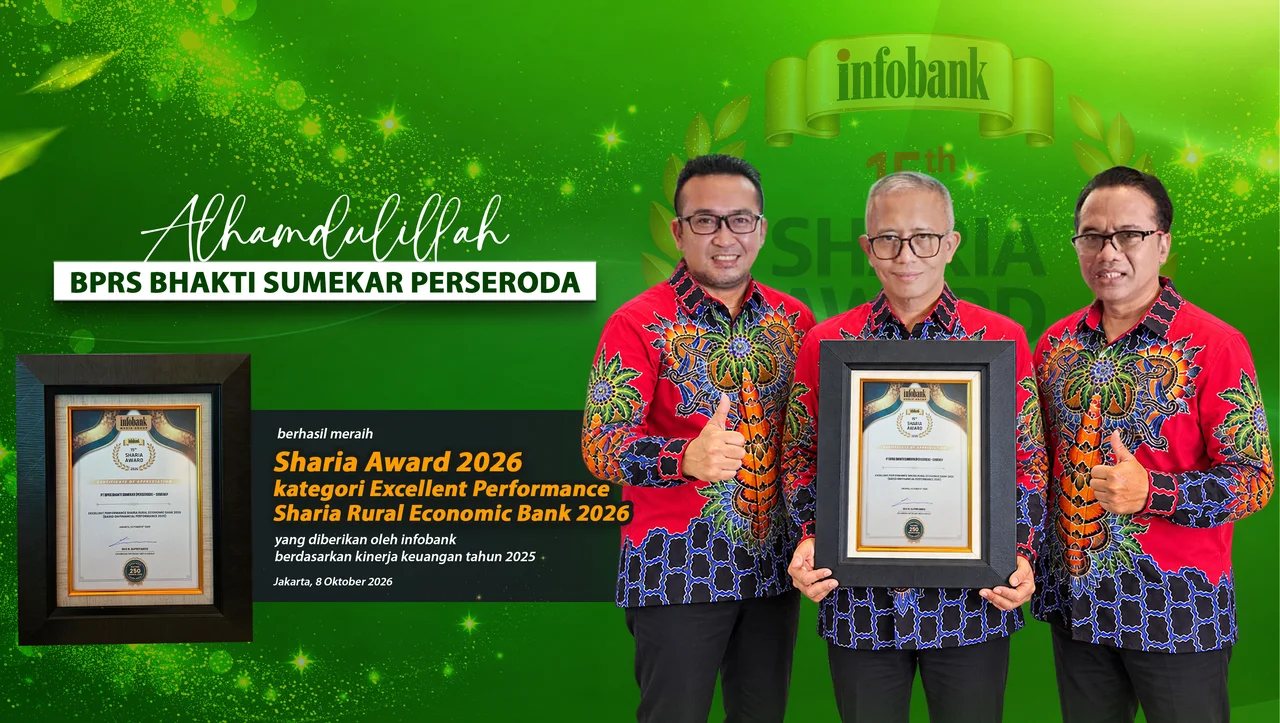 BPR Syariah Bhakti Sumekar Raih Infobank Sharia Award 2026, Perkuat Dukungan untuk UMKM